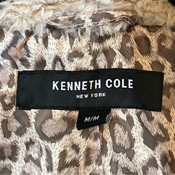 Kenneth Cole Ivy Long Line Faux Fur Teddy Coat - Size M (EUC) - Picture 8 of 11